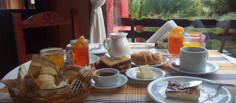 Desayuno Hotel Hosteria Rukahue El Calafate Santa Cruz